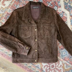 VINTAGE 70’s EQUESTRIAN SUEDE JACKET